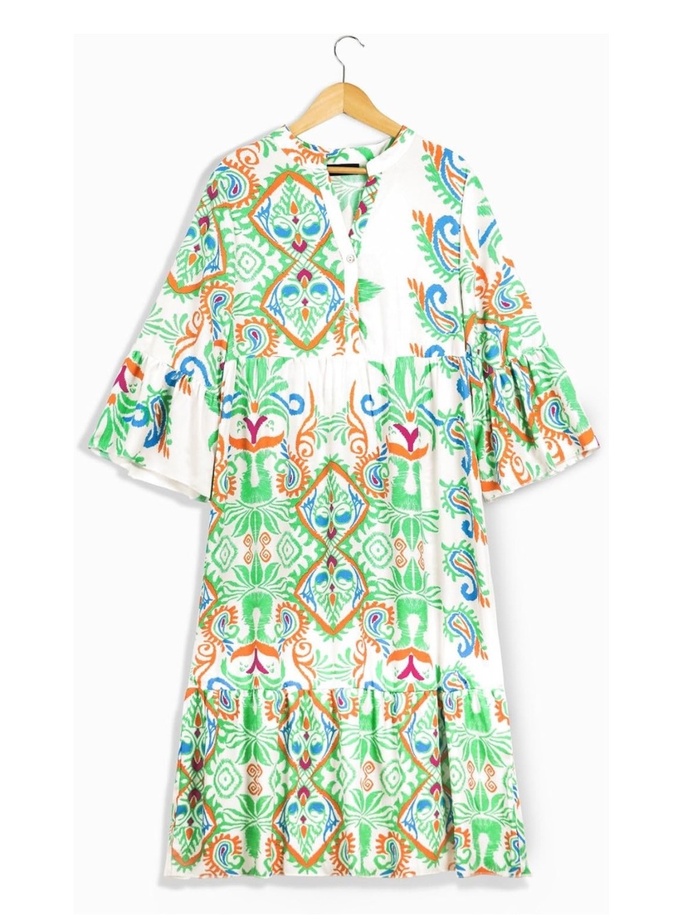 Miduo Boho Tribal Relaxed Fit Dress